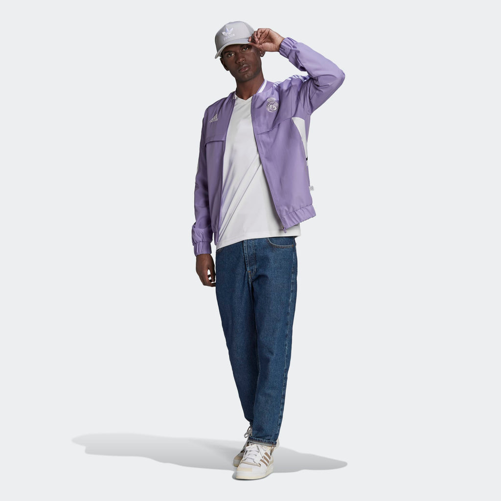 adidas Men's REAL MADRID ANTHEM JACKET