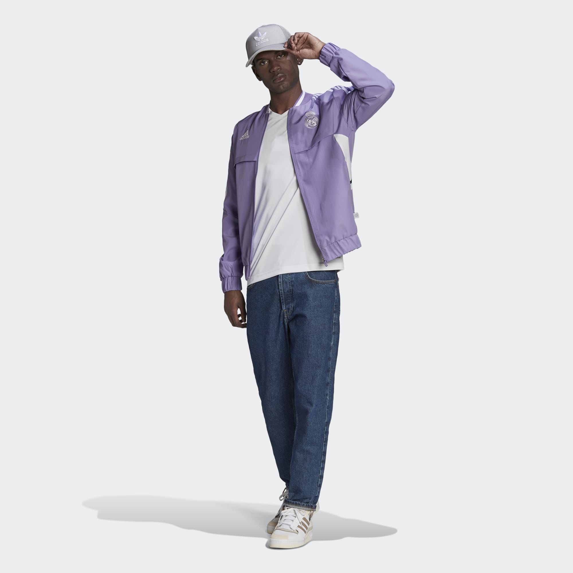 adidas Men's REAL MADRID ANTHEM JACKET