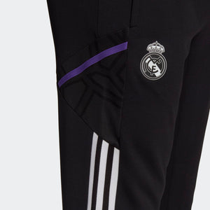 Survetement real madrid noir discount et or