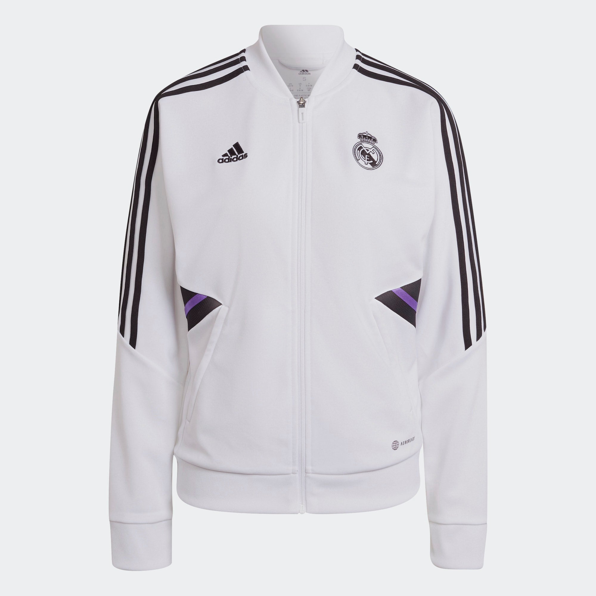 adidas REAL MADRID CONDIVO 22 TRAINING WOMEN'S TRACK JACKET - HG4013-ADIDAS by adidas | Available at Niky's Sports