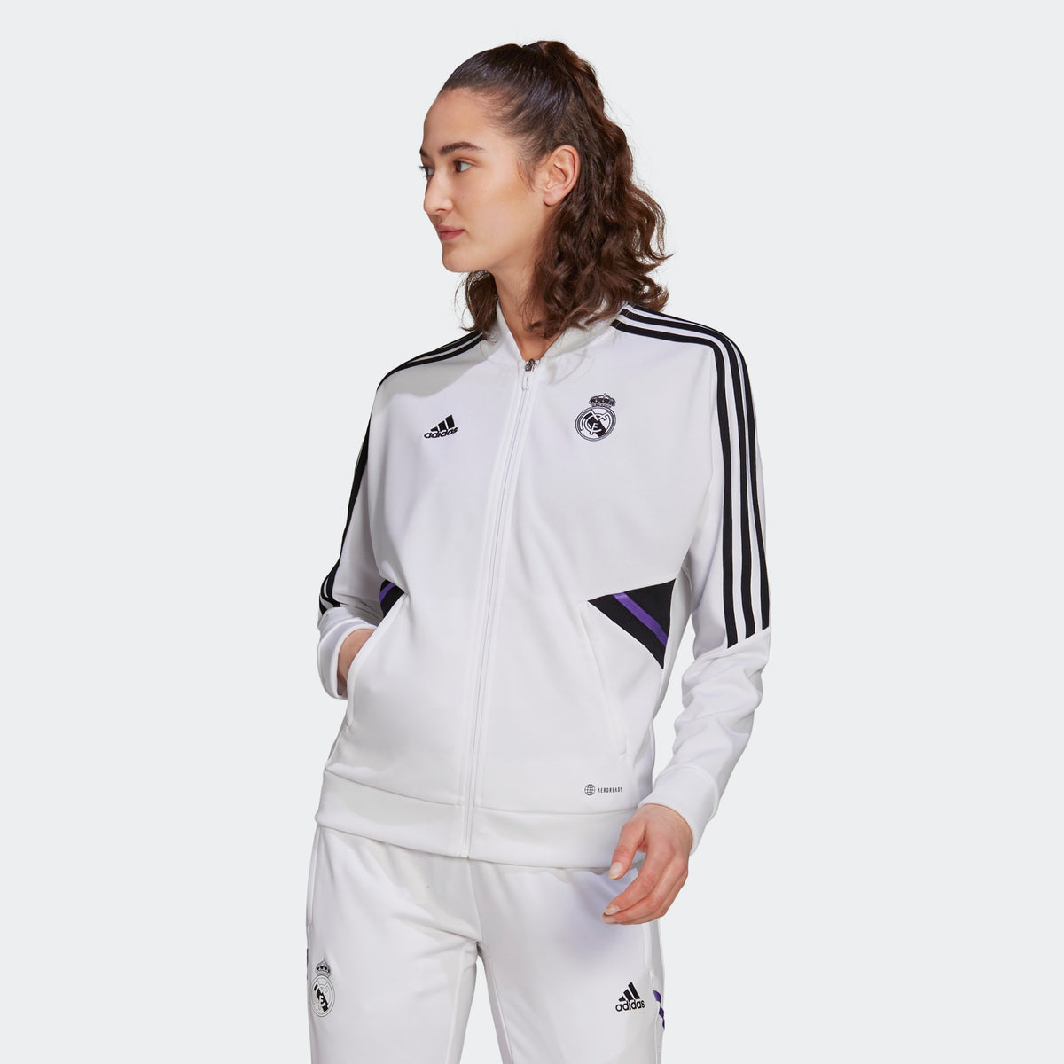 adidas REAL MADRID CONDIVO 22 TRAINING WOMEN&#39;S TRACK JACKET - HG4013-ADIDAS by adidas | Available at Niky&#39;s Sports