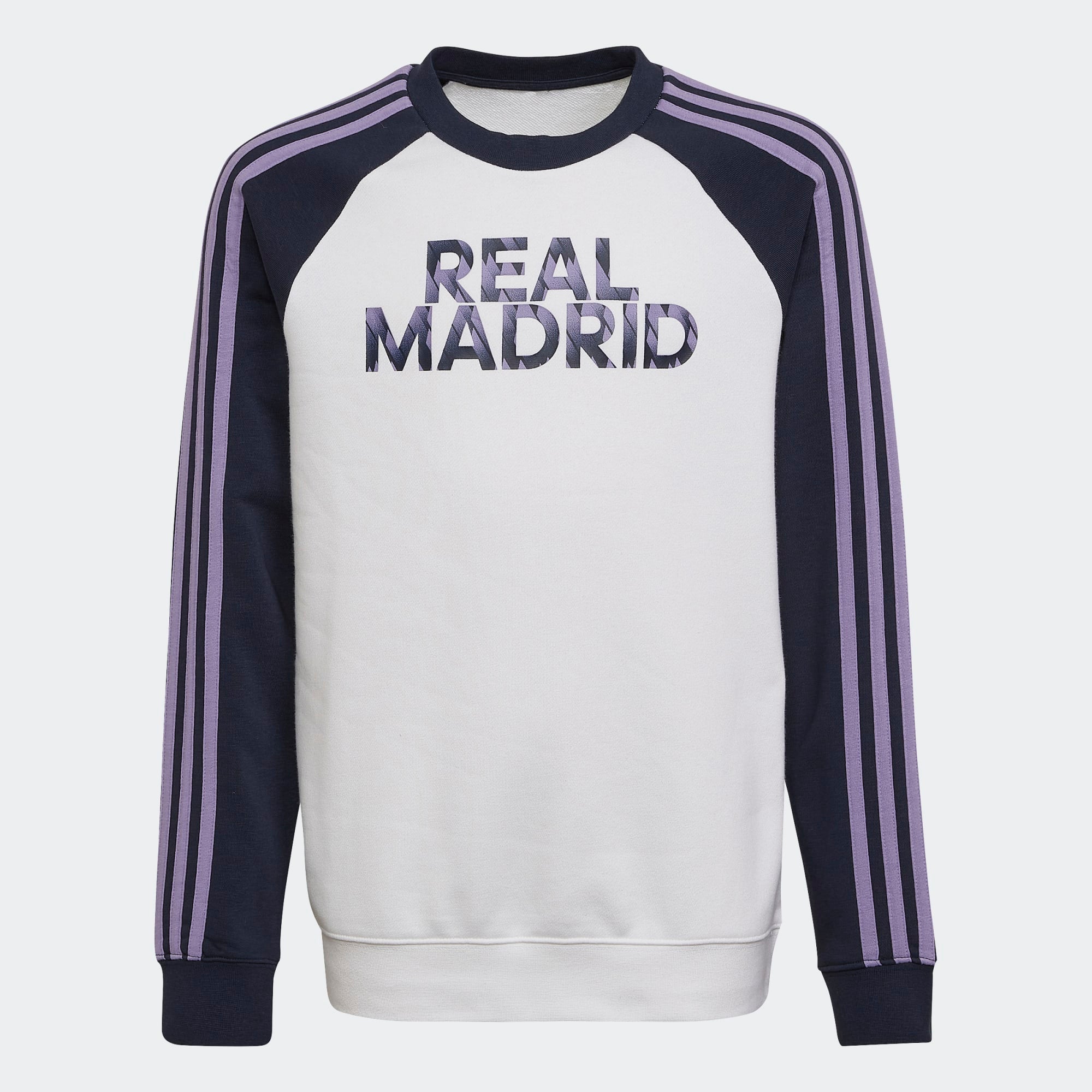 ADIDAS YOUTH REAL MADRID CREW SWEATSHIRT