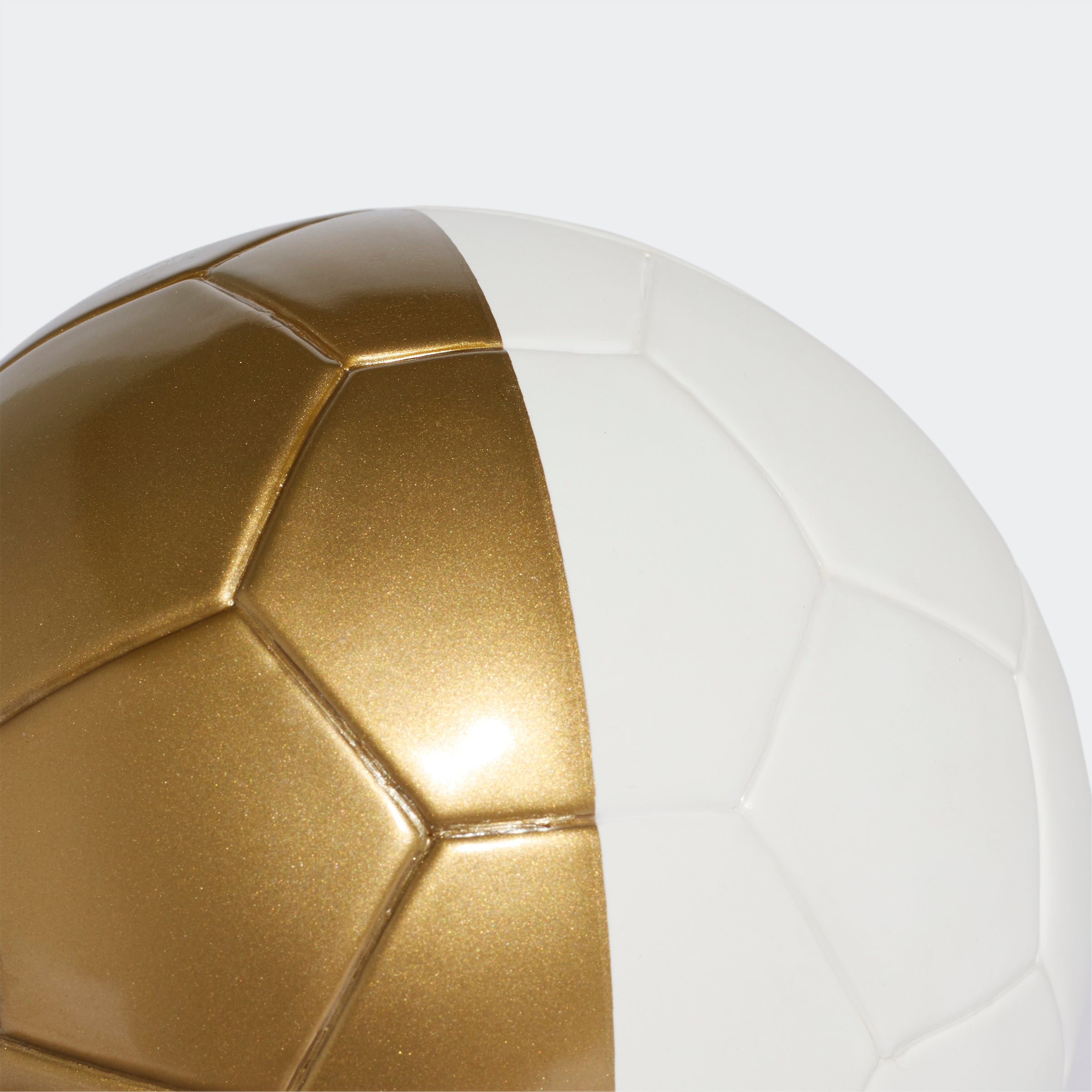 Real Madrid Mini Soccer Ball - White/Dark Football Gold