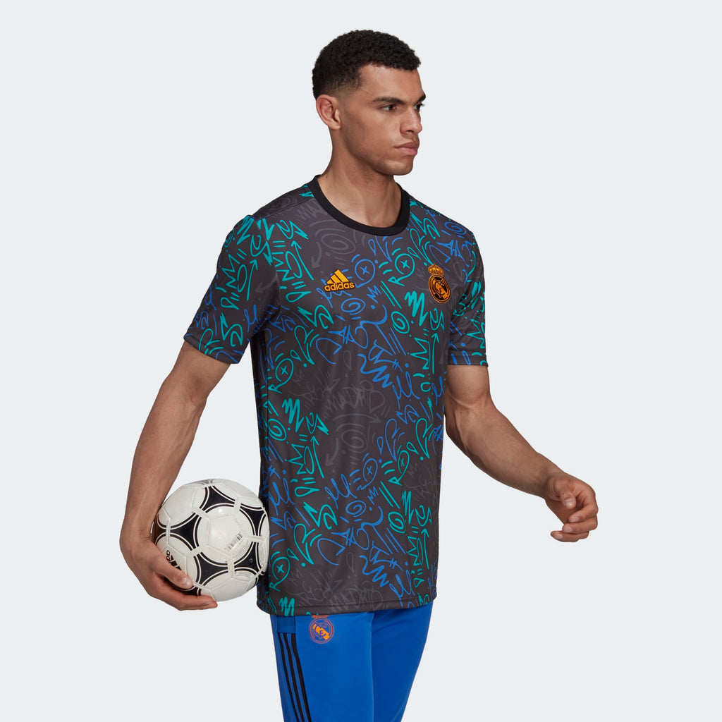 adidas REAL MADRID PRE-MATCH JERSEY - H59010-ADIDAS by adidas | Available at Niky's Sports