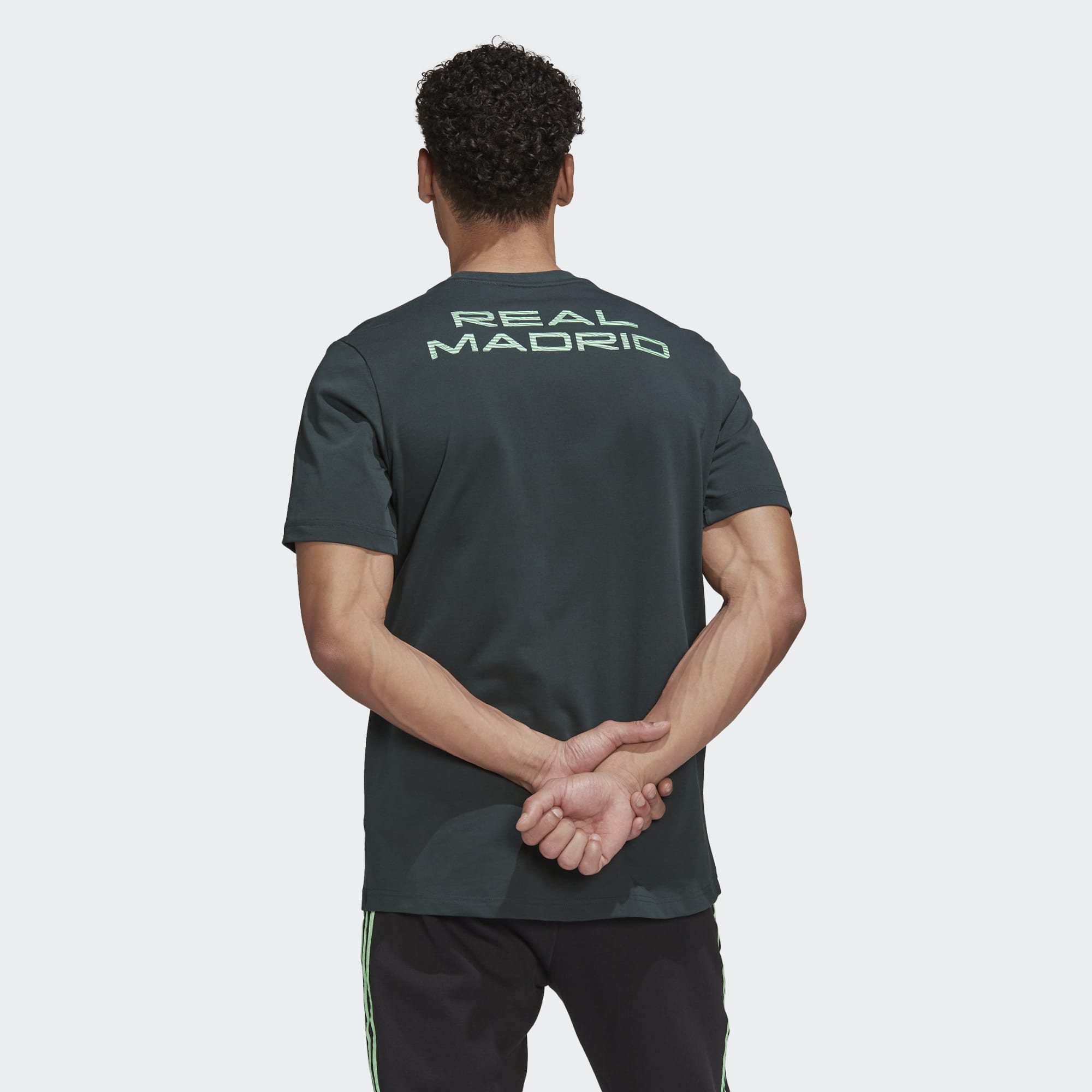 adidas REAL MADRID TIRO 21 LIFESTYLER HEAVY COTTON TEE - HD1340-ADIDAS by adidas | Available at Niky's Sports