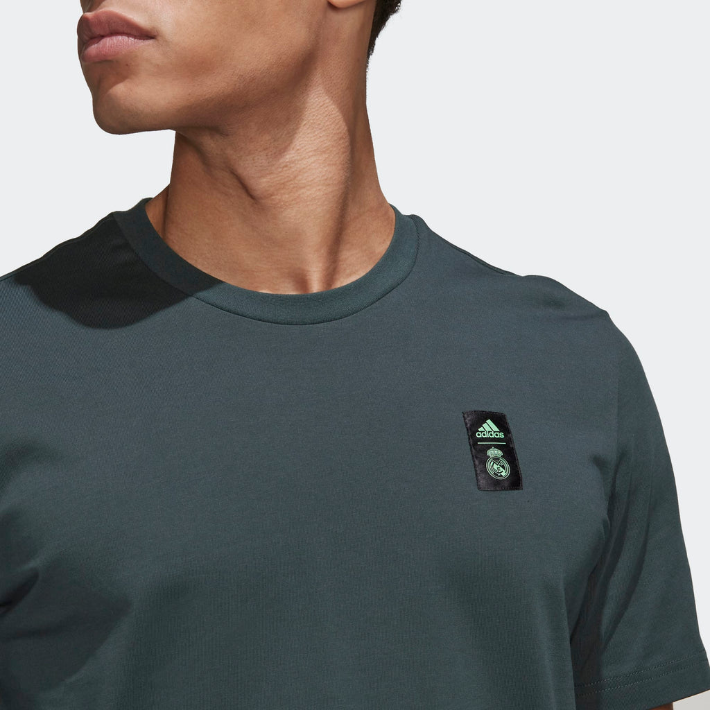 adidas REAL MADRID TIRO 21 LIFESTYLER HEAVY COTTON TEE - HD1340-ADIDAS by adidas | Available at Niky's Sports