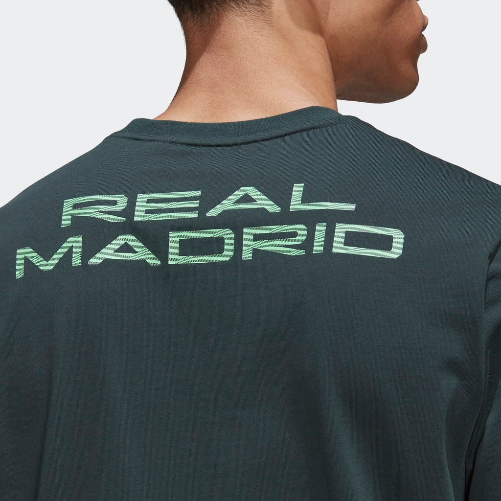 adidas REAL MADRID TIRO 21 LIFESTYLER HEAVY COTTON TEE - HD1340-ADIDAS by adidas | Available at Niky's Sports