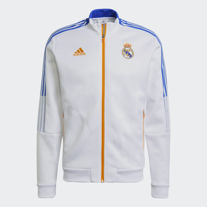 REAL MADRID TIRO ANTHEM JACKET - GR4270-ADIDAS by Adidas | Available at Niky's Sports
