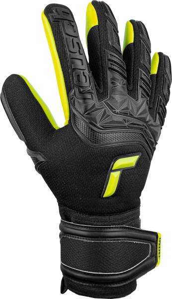 ATTRAKT FREEGEL SILVER FINGER SUPPORT JUNIOR GOALKEEPER GLOVE