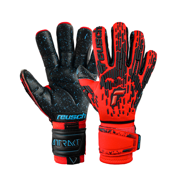 Reusch ATTRAKT FREEGEL FUSION ORTHO-TEC GOALIATOR GOALKEEPER GLOVE - 5370990-REUSCH by Reusch | Available at Niky's Sports
