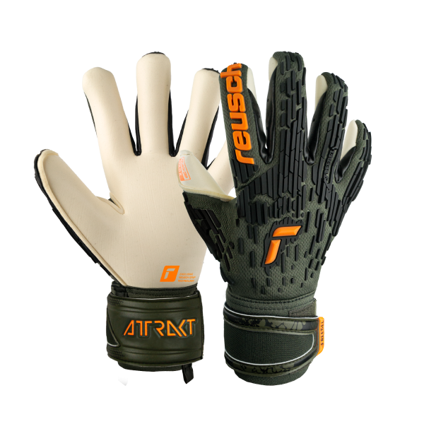 Reusch Attrakt Freegel Gold X Goalkeeper Glove - 5370935-REUSCH by Reusch | Available at Niky's Sports