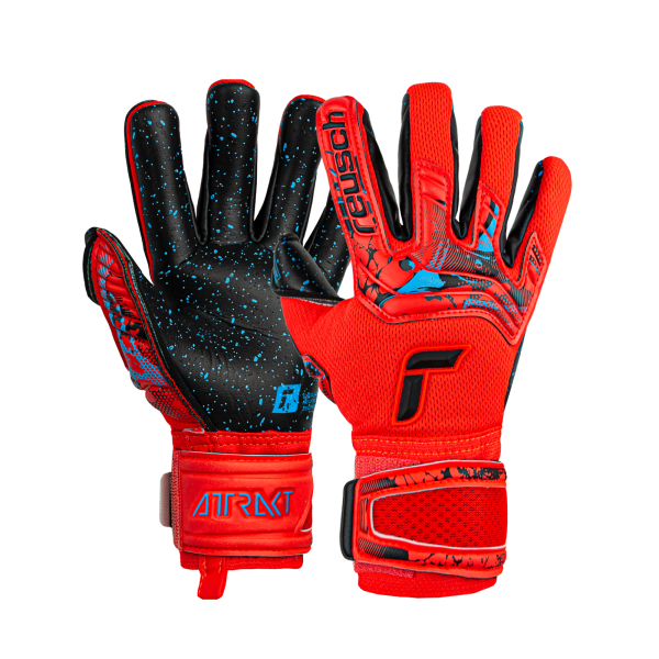 REUSCH ATTRAKT FUSION FINGER SUPPORT GUARDIAN JUNIOR GOALKEEPER GLOVE - 5372940-REUSCH by Reusch | Available at Niky's Sports