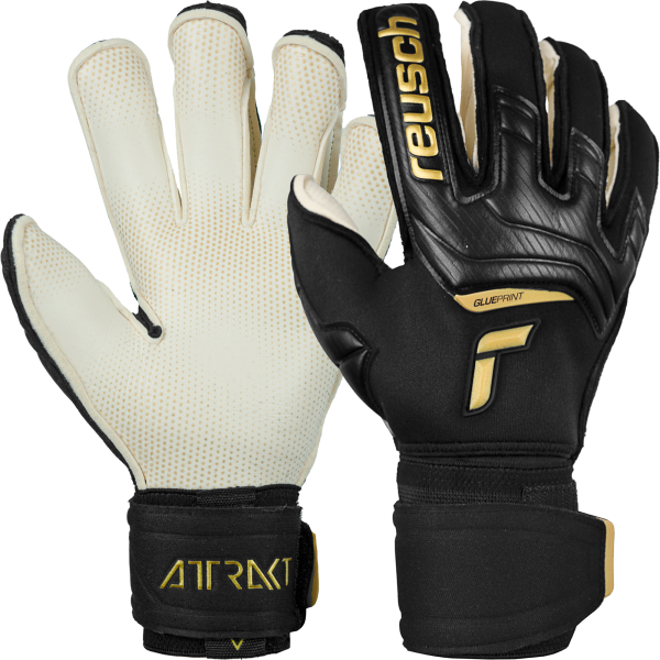 ATTRAKT GOLD X GLUEPRINT ORTHO-TEC GOALKEEPER GLOVE