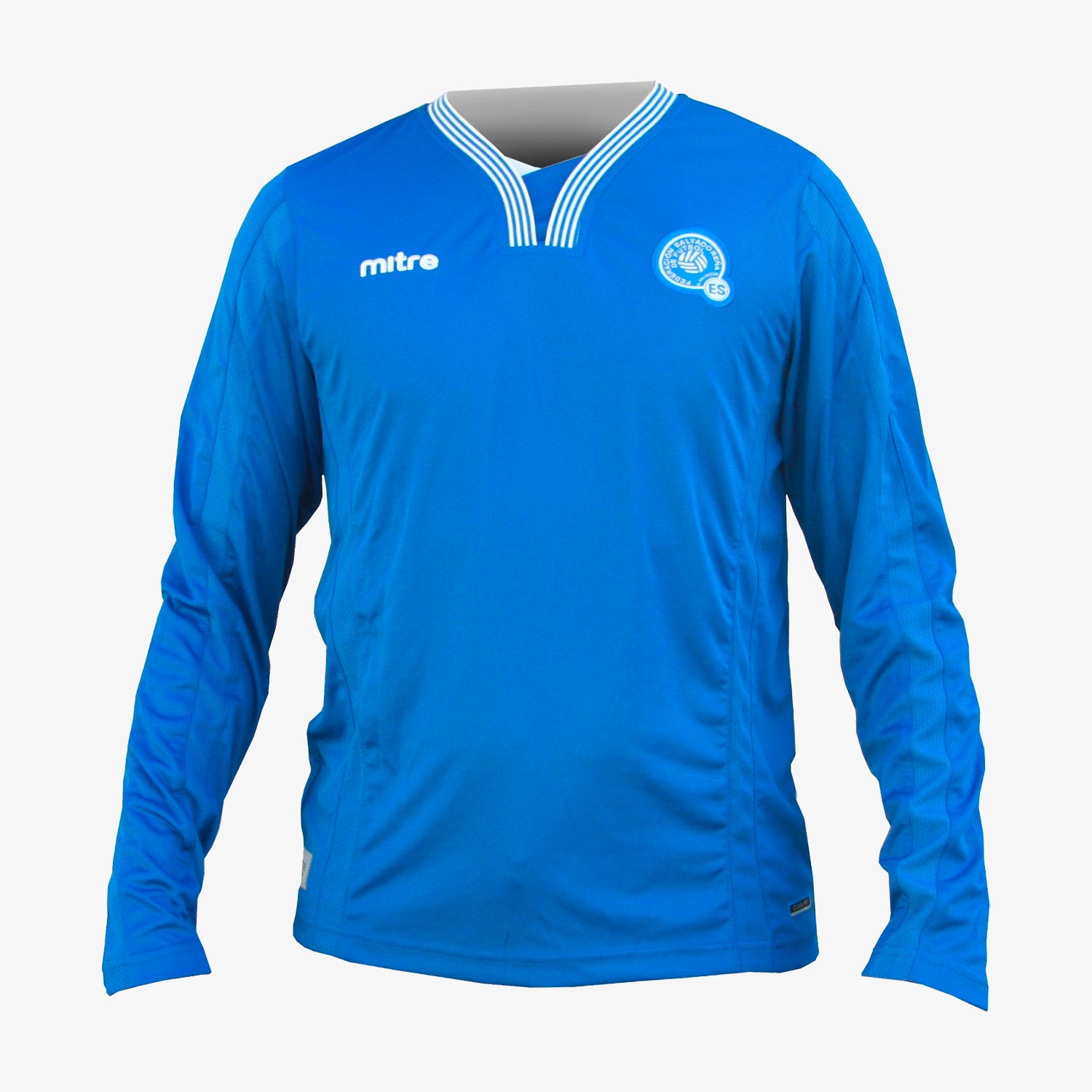 Men's El Salvador Home Jersey 15/16 Long Sleeve - SALV-007-15-MITRE by Mitre | Available at Niky's Sports