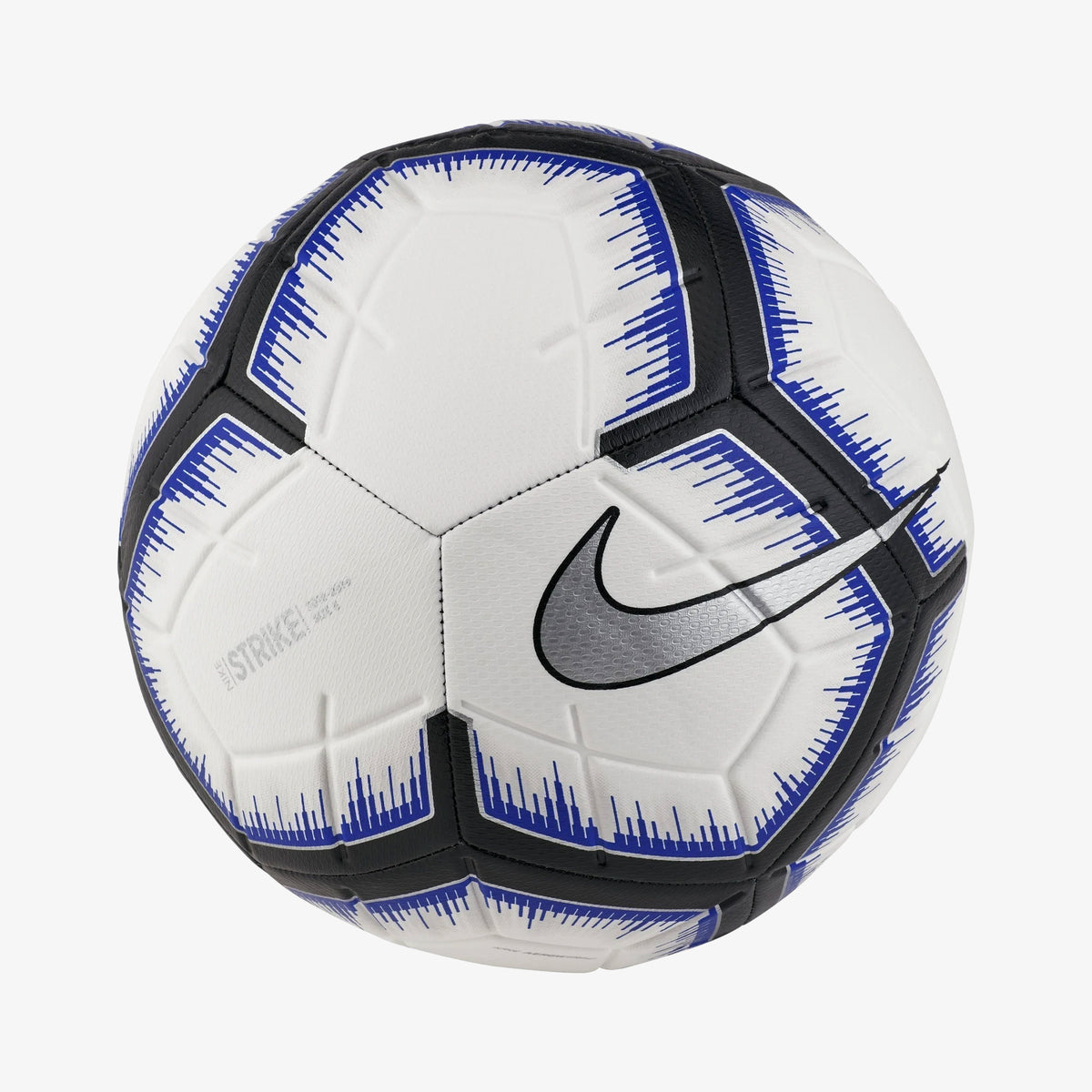 Strike Soccer Ball - White/Black/Blue - SC3310-101-NIKE by Nike | Available at Niky&#39;s Sports