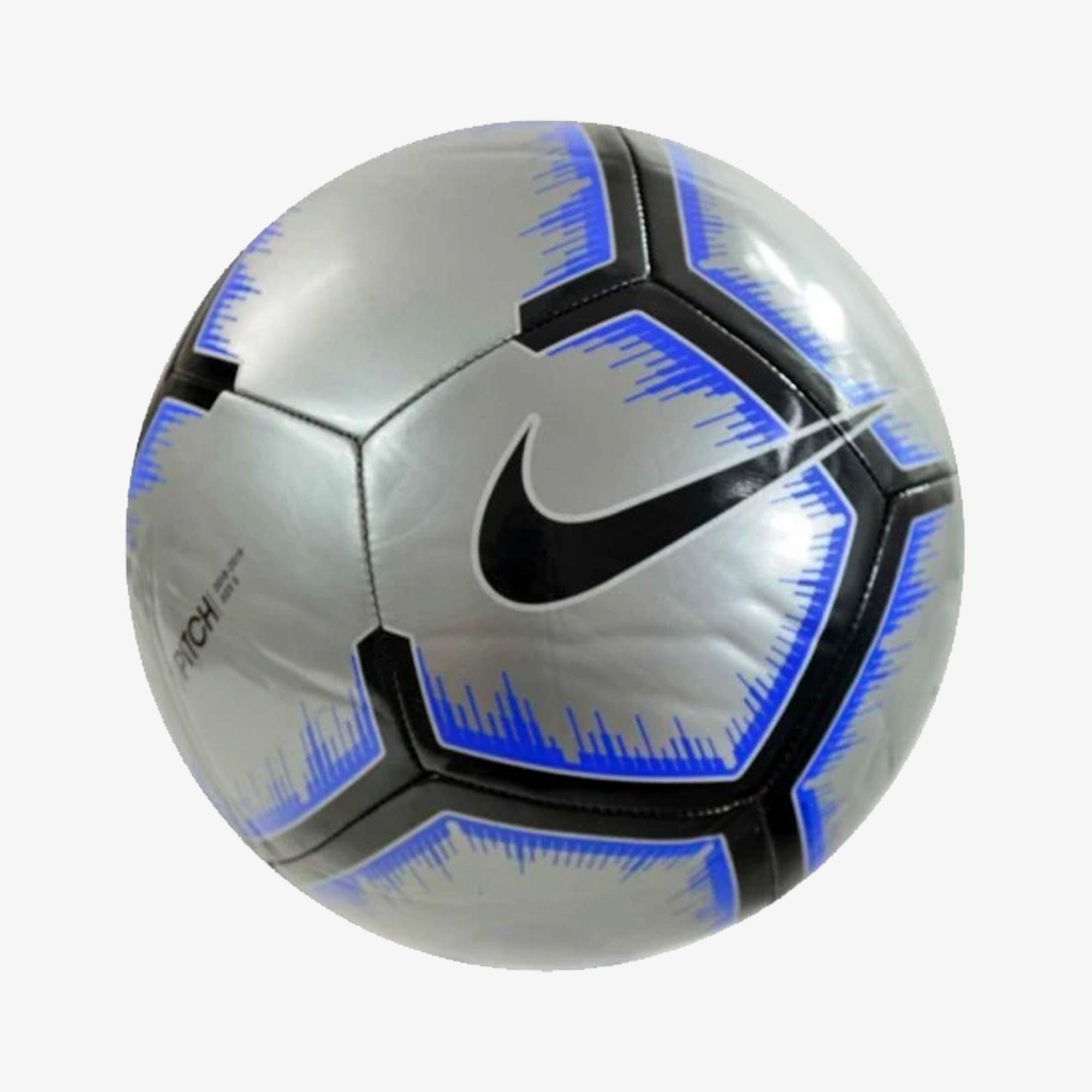 Pitch Soccer Ball Silver/Black - SC3316-095-NIKE by Nike | Available at Niky's Sports