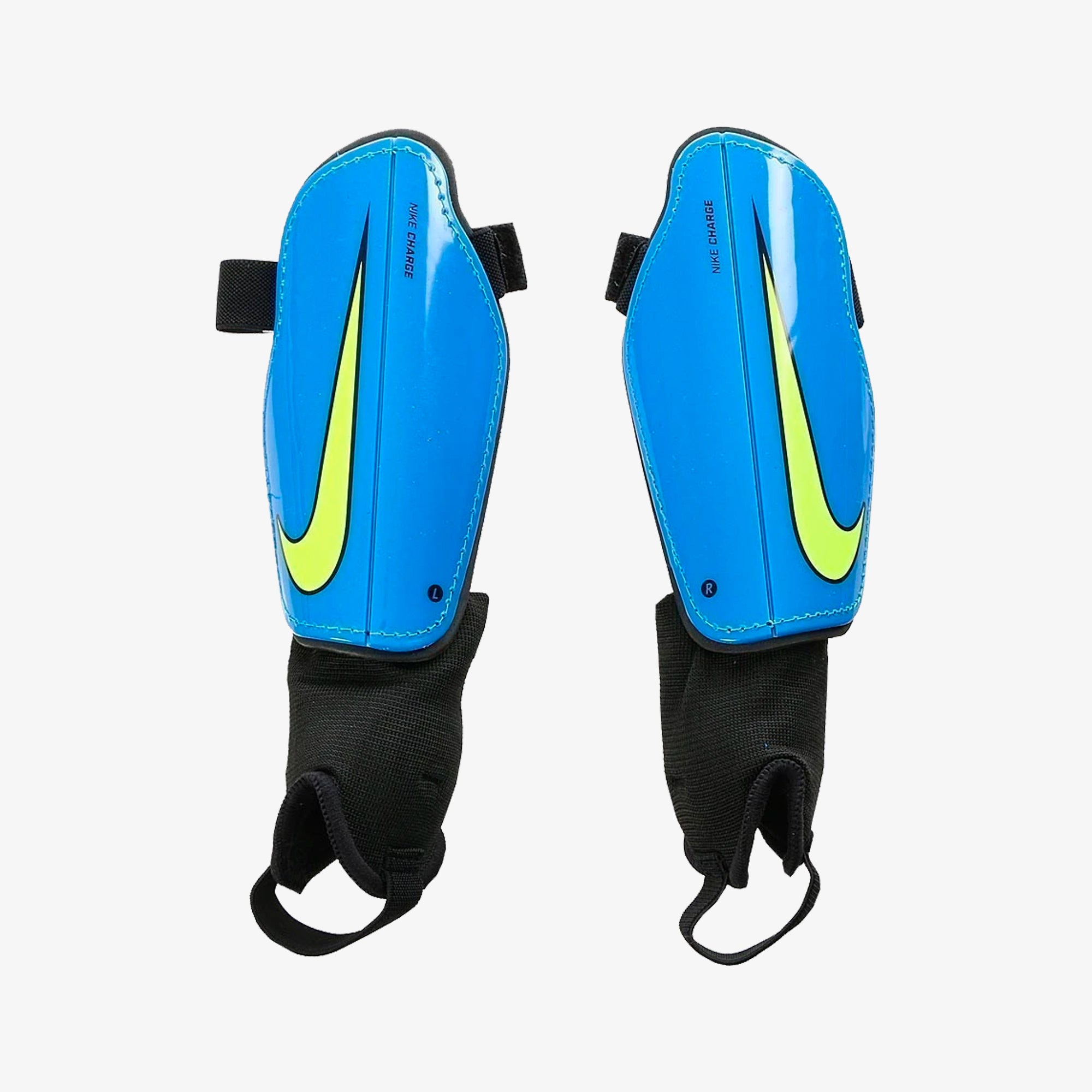 Youth Charge Soccer Shin Guards Blue - Main Image