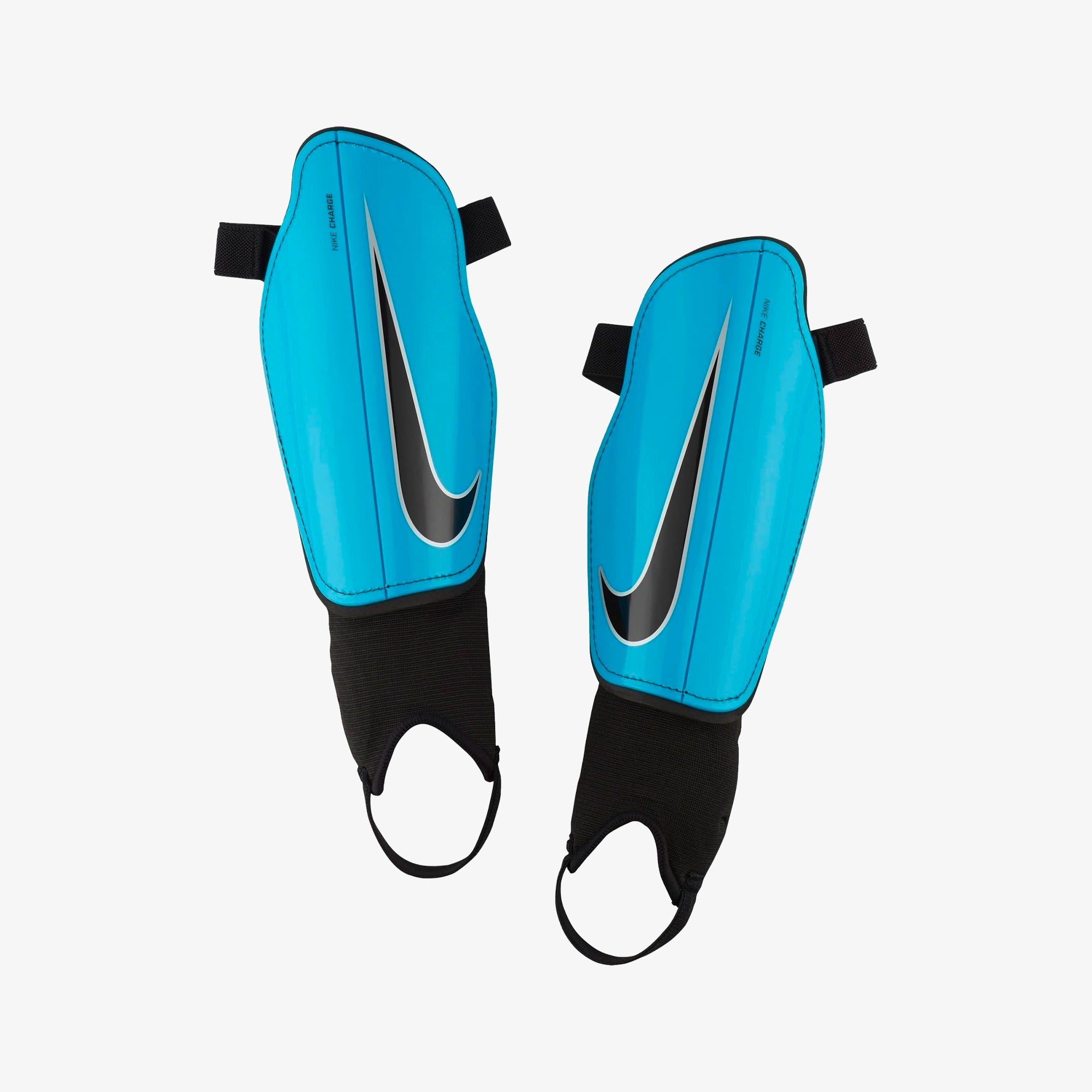 Youth Charge 2.0 Soccer Shin Guards - Blue/Black - SP2079-413-NIKE by Nike | Available at Niky's Sports