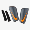 Mercurial Hard Shell Shin Guards - Grey/Black/Orange - SP2101-089-NIKE by Nike | Available at Niky's Sports