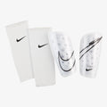 Mercurial Lite Football Shin Guards - White/Black