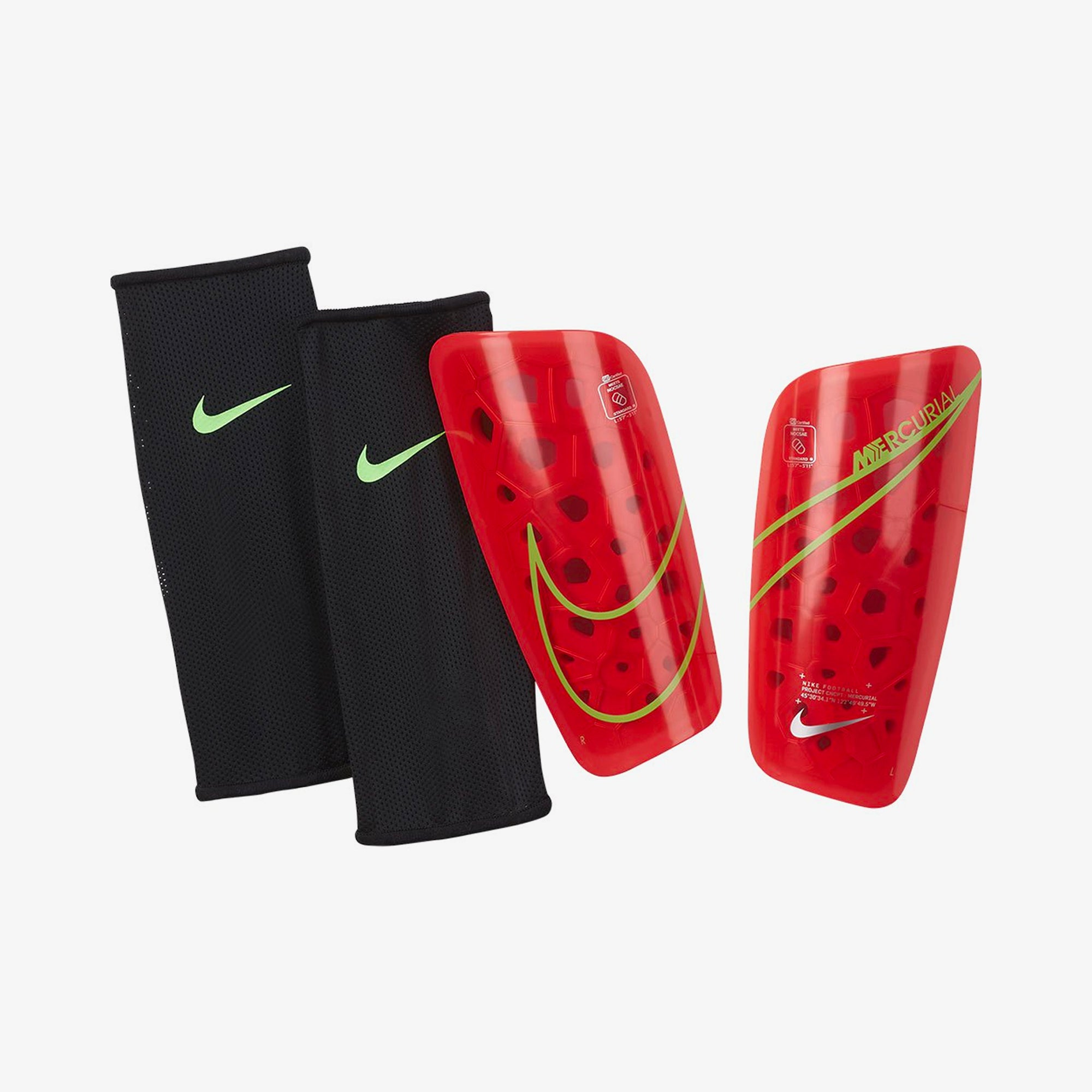 Mercurial Lite Shin Guards Red