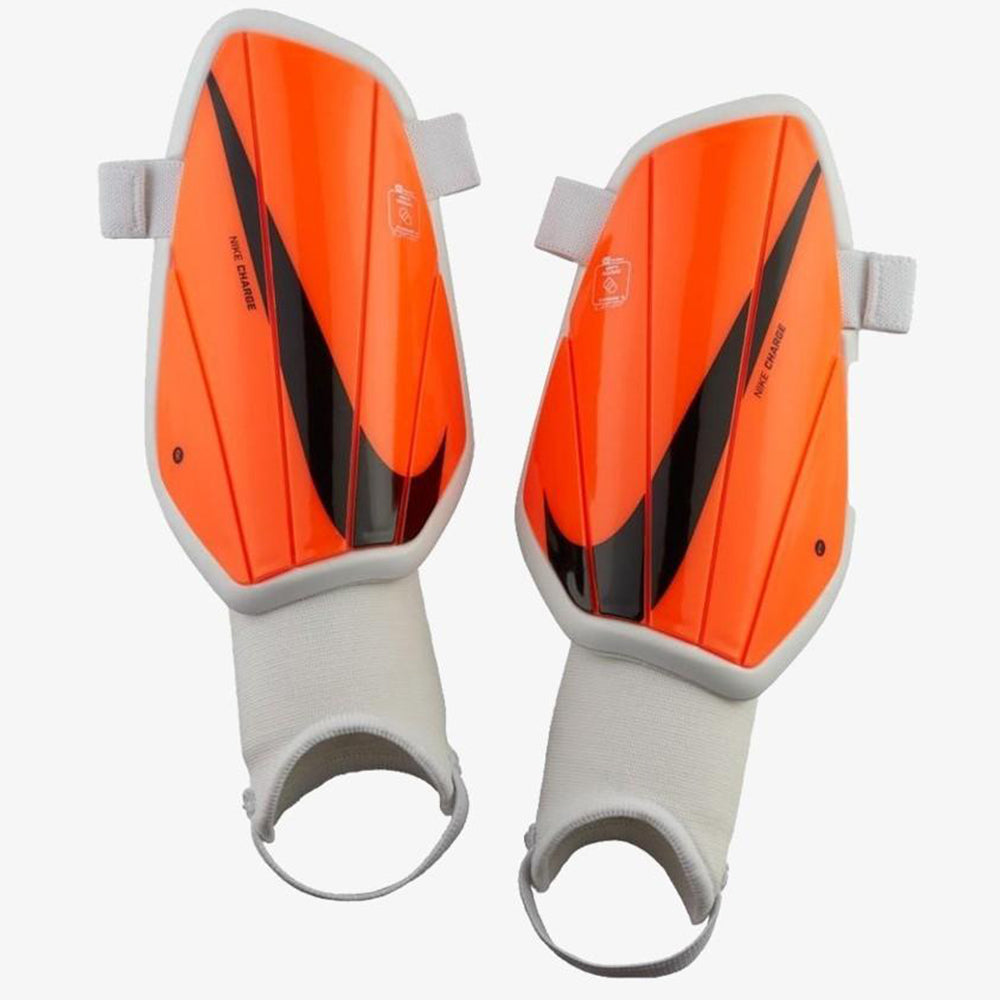 Nike Kid&#39;s Charge Shin Guards - Orange - SP2165-809-NIKE by Nike | Available at Niky&#39;s Sports