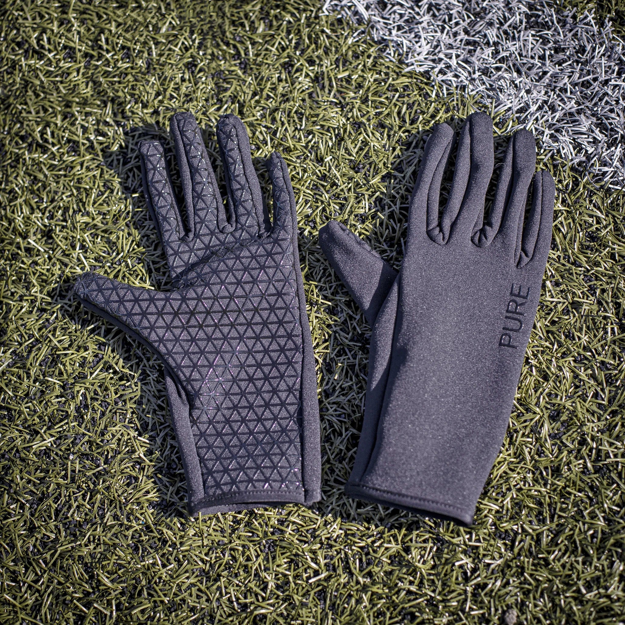 Puregrip Blackout Field Player Glove Black - PGGLV-SR4U by Sr4u | Available at Niky's Sports