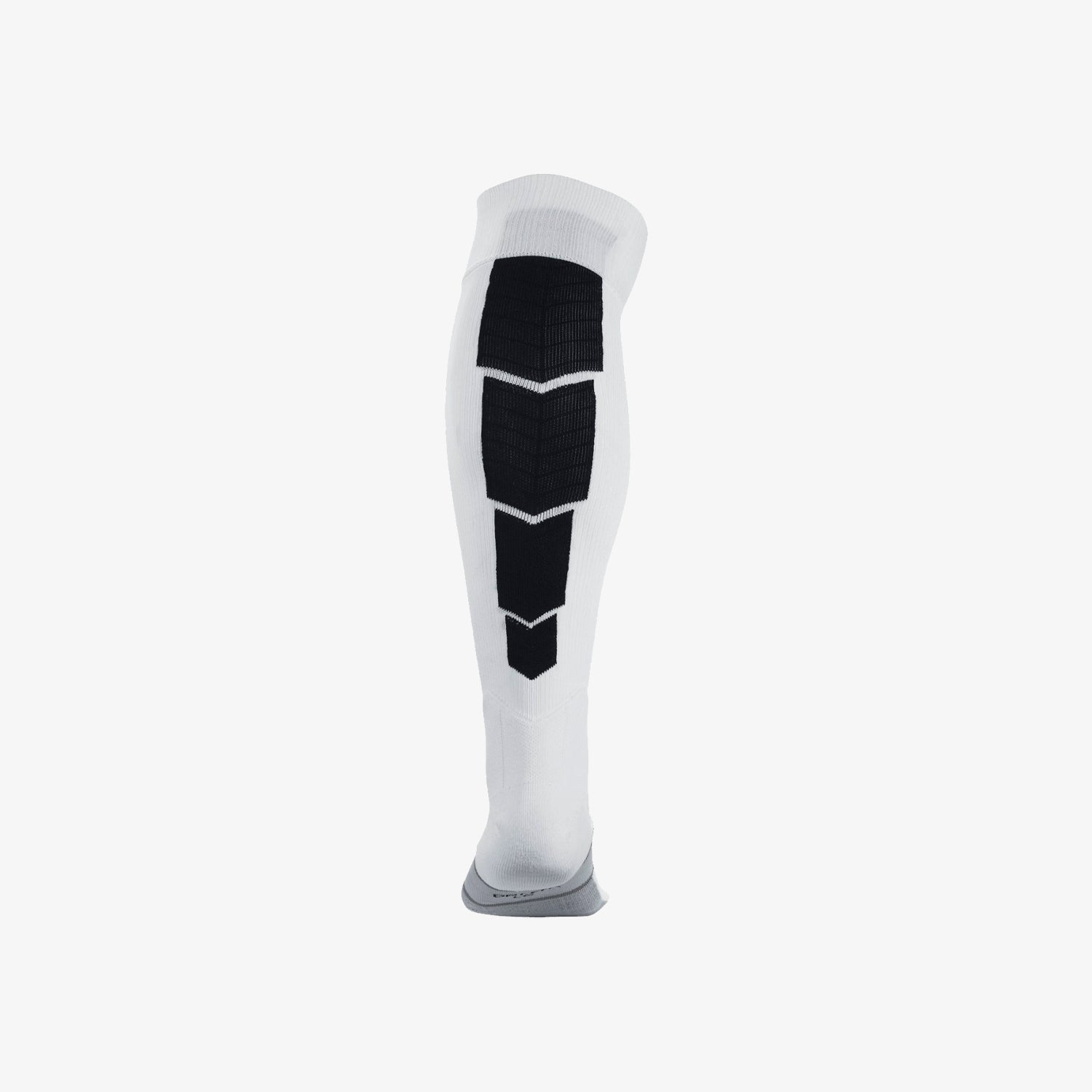 Elite Match Fit OTC Soccer Sock - White/Black - SX4849-110-NIKE by Nike | Available at Niky's Sports