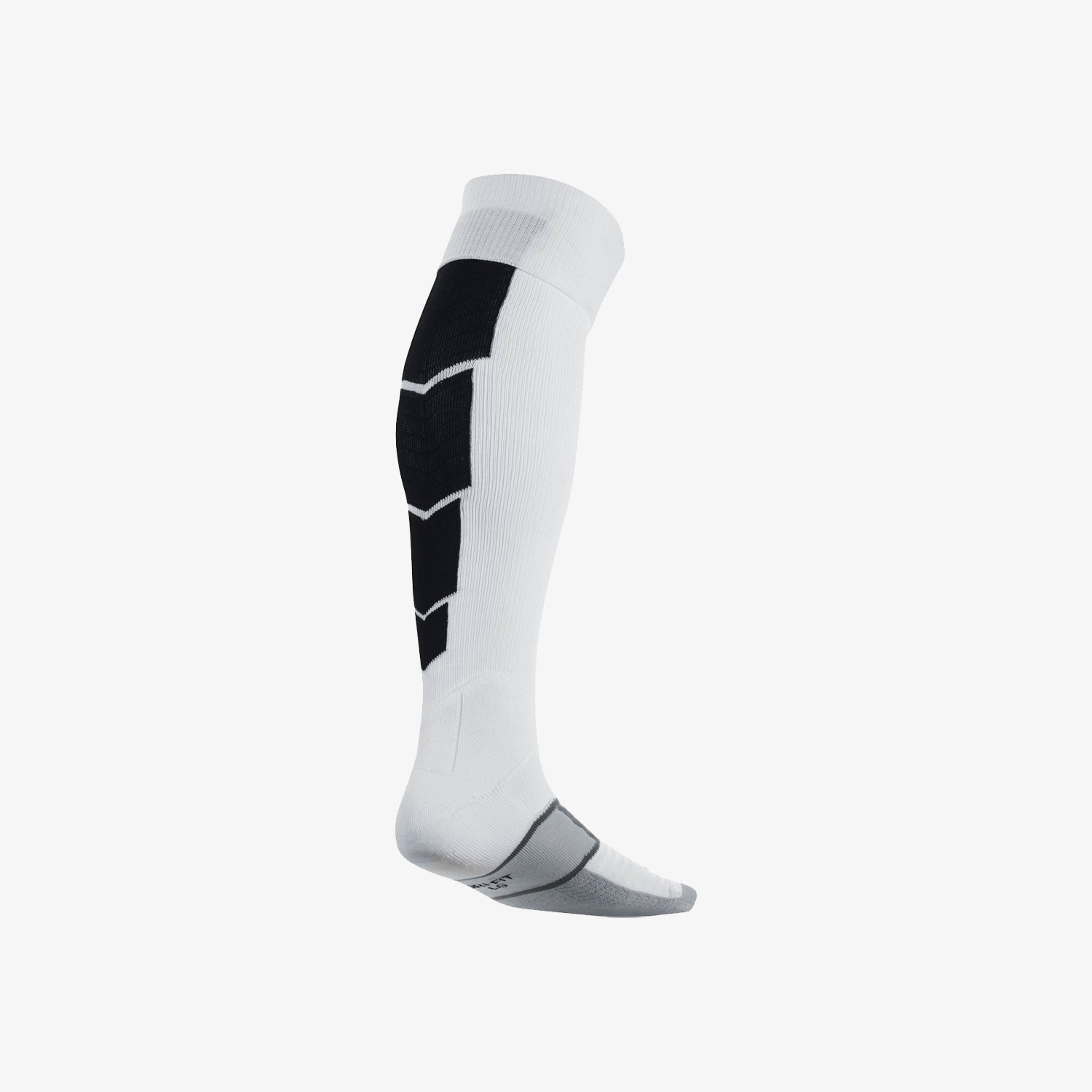 Elite Match Fit OTC Soccer Sock - White/Black - SX4849-110-NIKE by Nike | Available at Niky's Sports