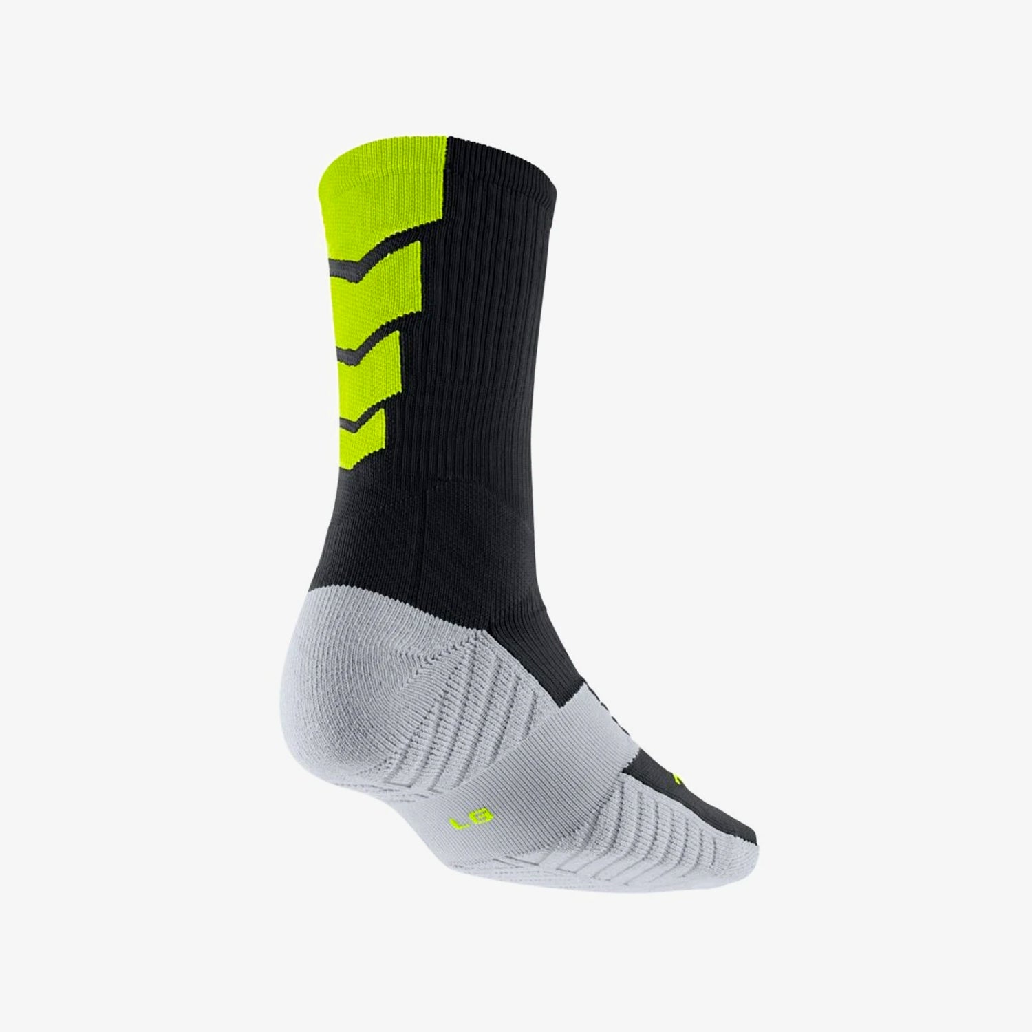 Stadium Crew Soccer Socks - Black/Neon - SX4854-070-NIKE by Nike | Available at Niky's Sports
