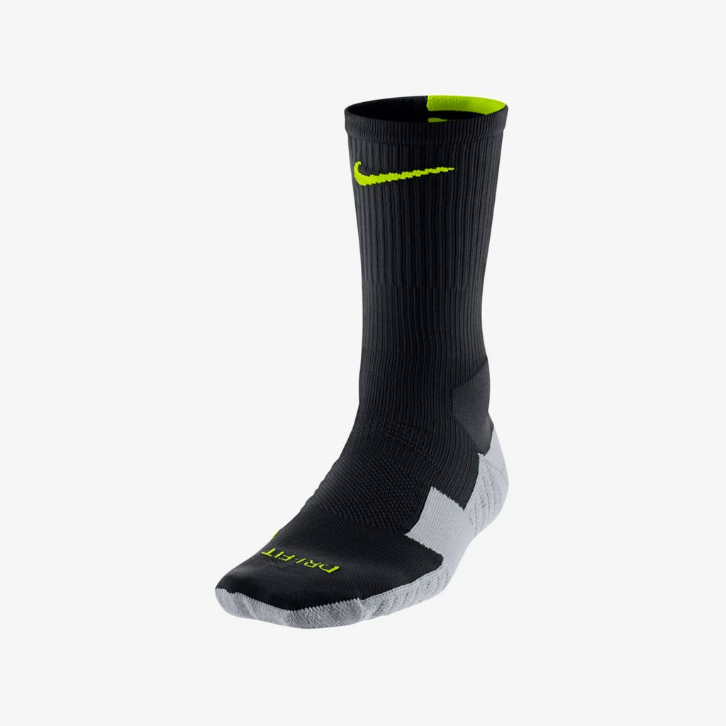 Stadium Crew Soccer Socks - Black/Neon - SX4854-070-NIKE by Nike | Available at Niky's Sports