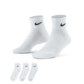 Nike Everyday Cushioned Training Ankle Socks (3 Pairs) - SX7667-100-NIKE by Nike | Available at Niky's Sports