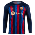 FC Barcelona 2022/23 Stadium Home Men's Nike Dri-FIT Long-Sleeve Soccer Jersey - DJ7657-452-NIKE by Nike | Available at Niky's Sports