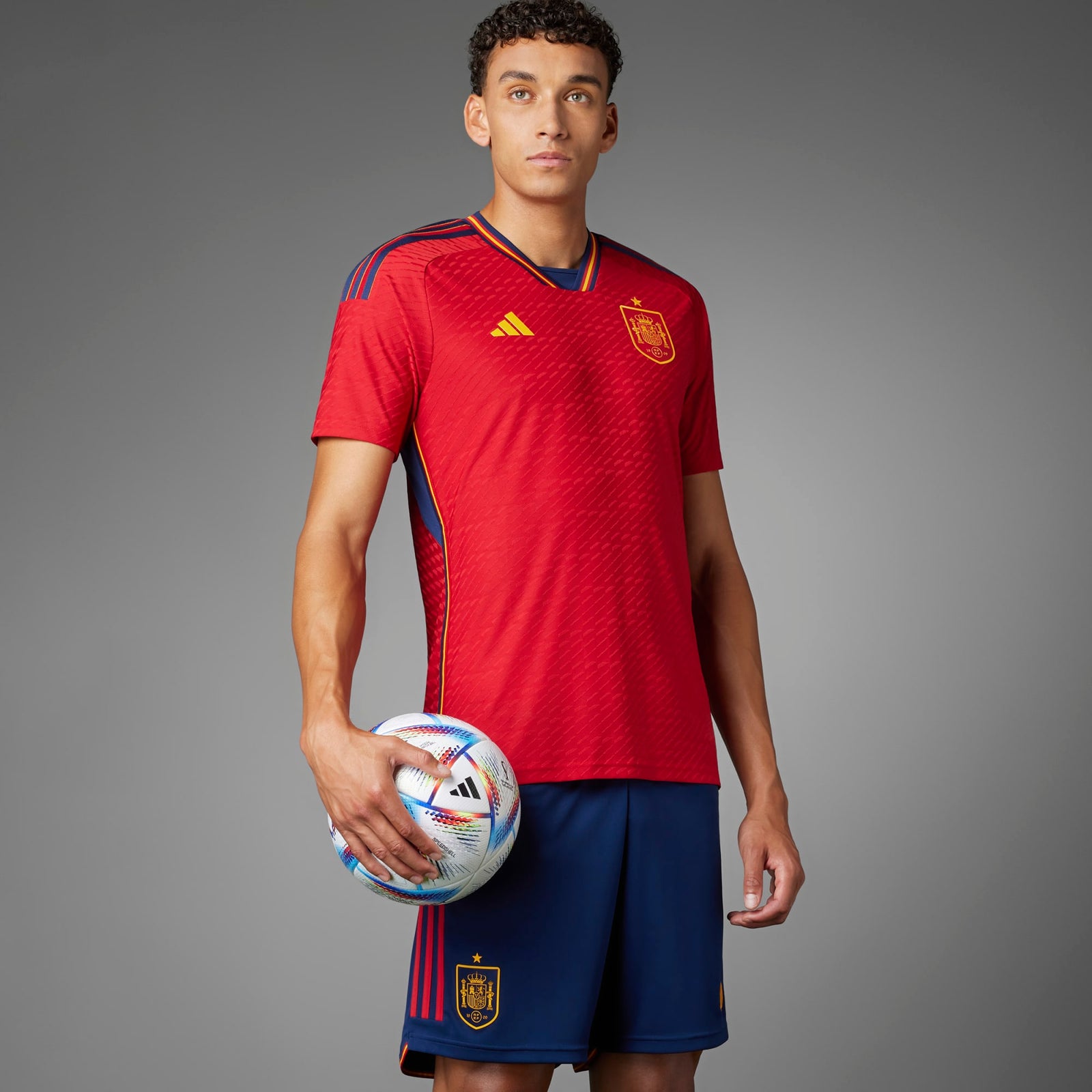 adidas SPAIN 22 HOME AUTHENTIC JERSEY - HE2021-ADIDAS by adidas | Available at Niky's Sports