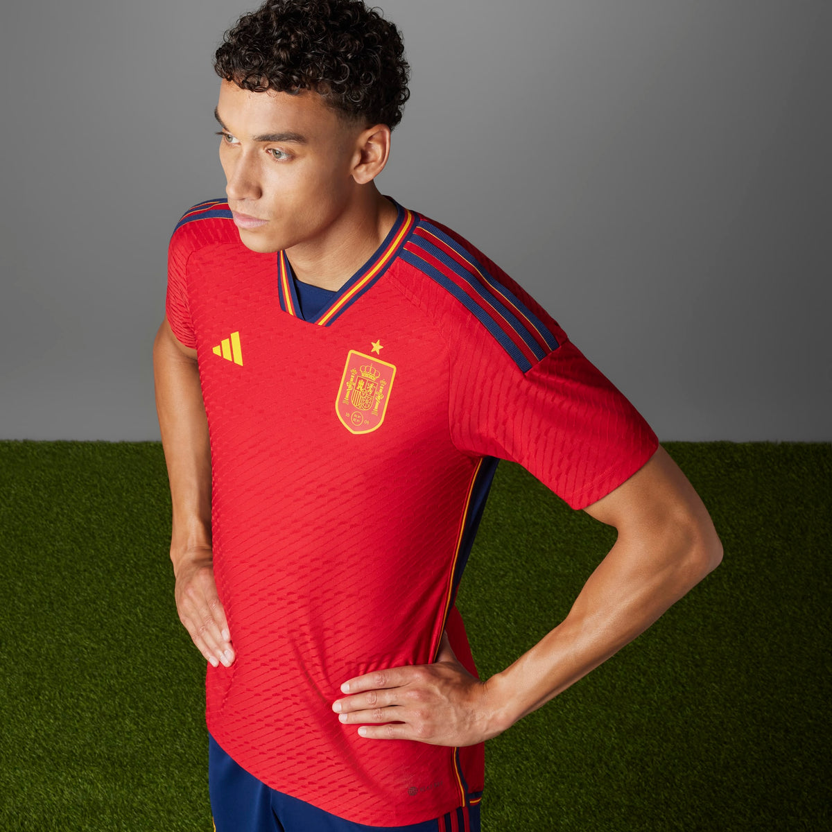 adidas SPAIN 22 HOME AUTHENTIC JERSEY - HE2021-ADIDAS by adidas | Available at Niky's Sports