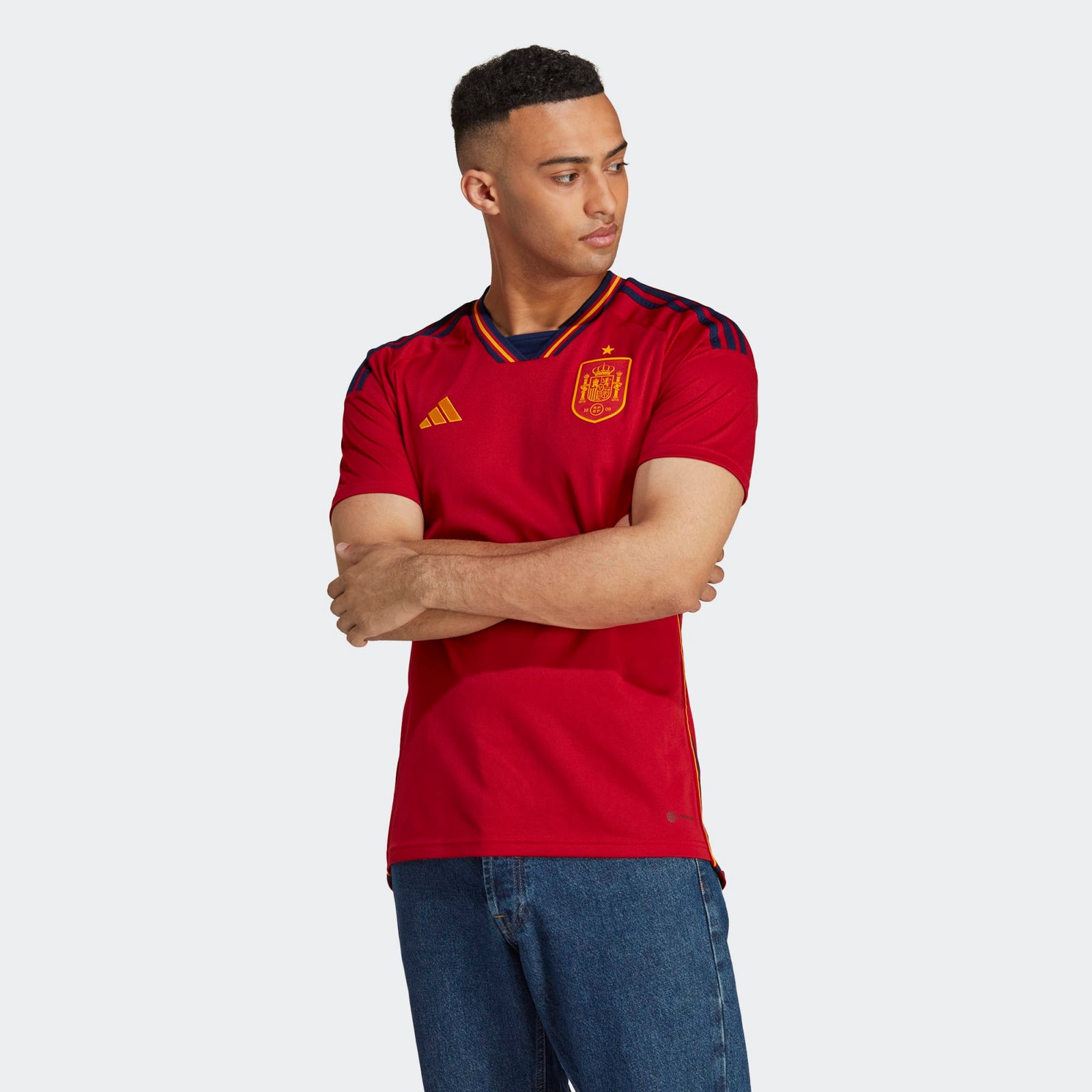 adidas SPAIN 22 MEN'S HOME JERSEY WC22 - HL1970-ADIDAS by adidas | Available at Niky's Sports