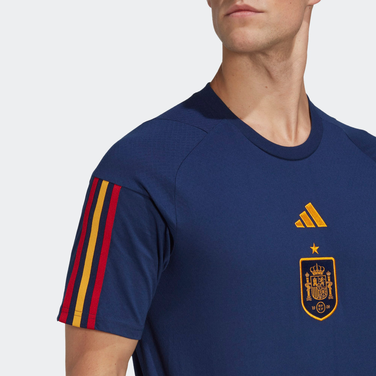 adidas SPAIN MEN'S TRAVEL TEE - HE8810-ADIDAS by adidas | Available at Niky's Sports