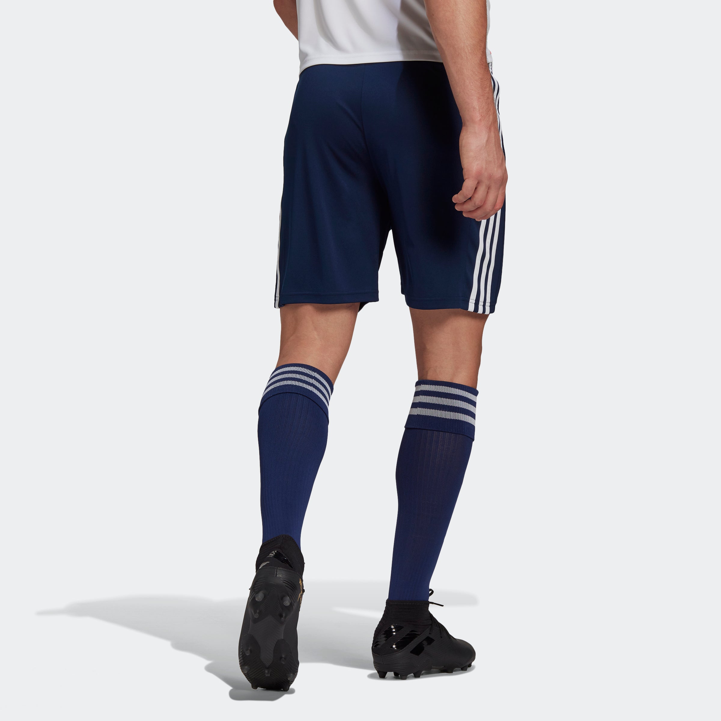 Adidas jersey hotsell shorts navy