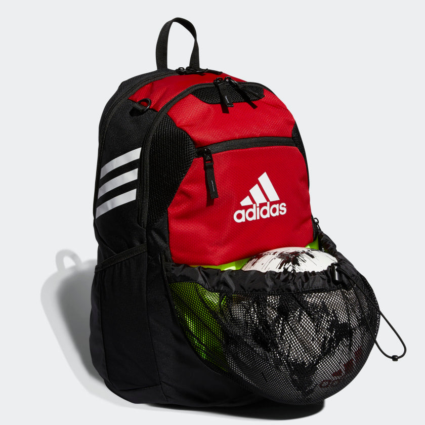 Adidas Stadium 3 Soccer Backpack Red - 5154293-ADIDAS by adidas | Available at Niky's Sports