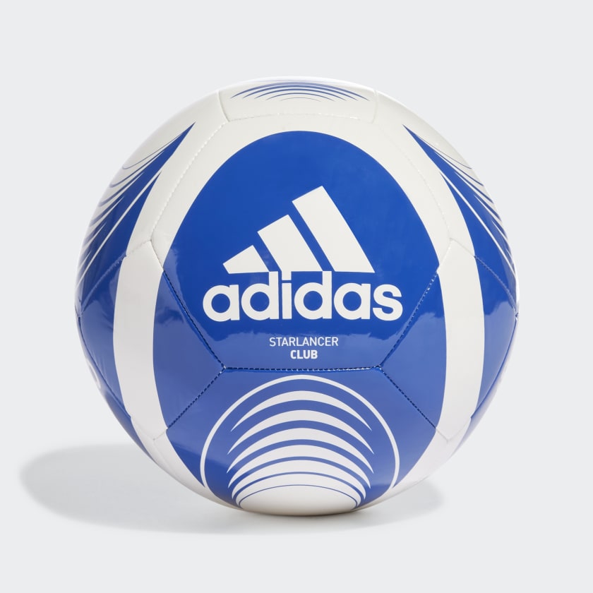 adidas Starlancer Club Soccer Ball Blue - HG5639-ADIDAS by adidas | Available at Niky's Sports