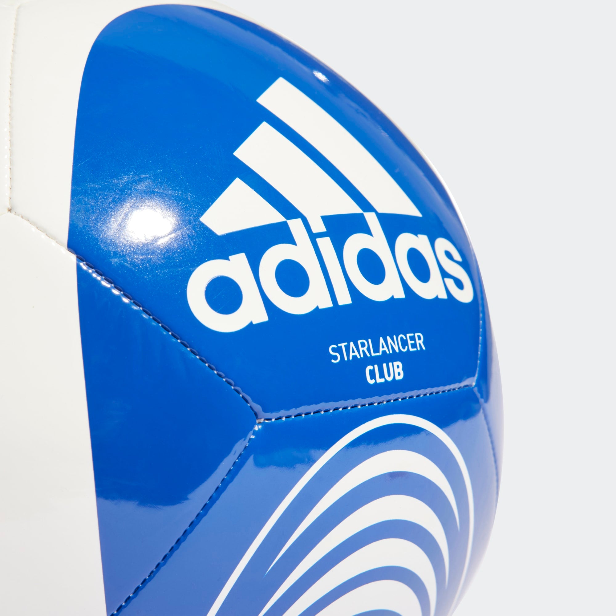 adidas Starlancer Club Soccer Ball Blue - HG5639-ADIDAS by adidas | Available at Niky's Sports