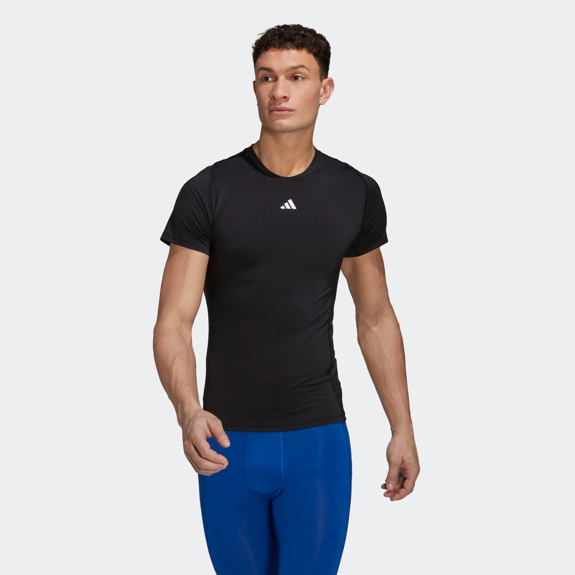 Adidas men's training essentials tech tee sales
