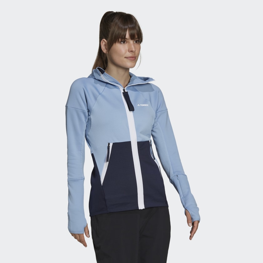 TERREX TECH HOODED FLOOCE HIKING JACKET WOMEN'S