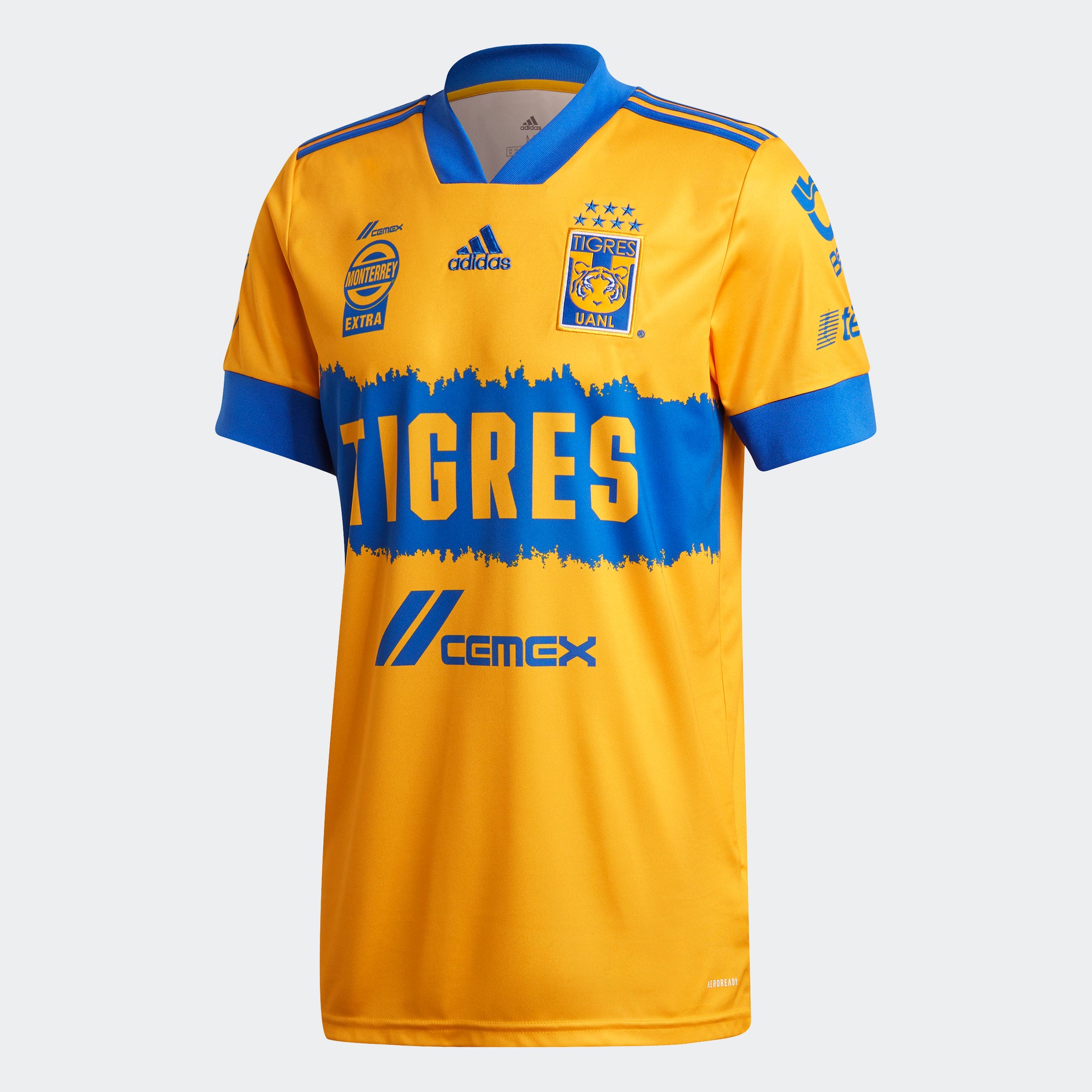 Tigres UANL 20/21 Home Jersey - Collegiate Gold/Blue - FR2305-ADIDAS by Adidas | Available at Niky's Sports