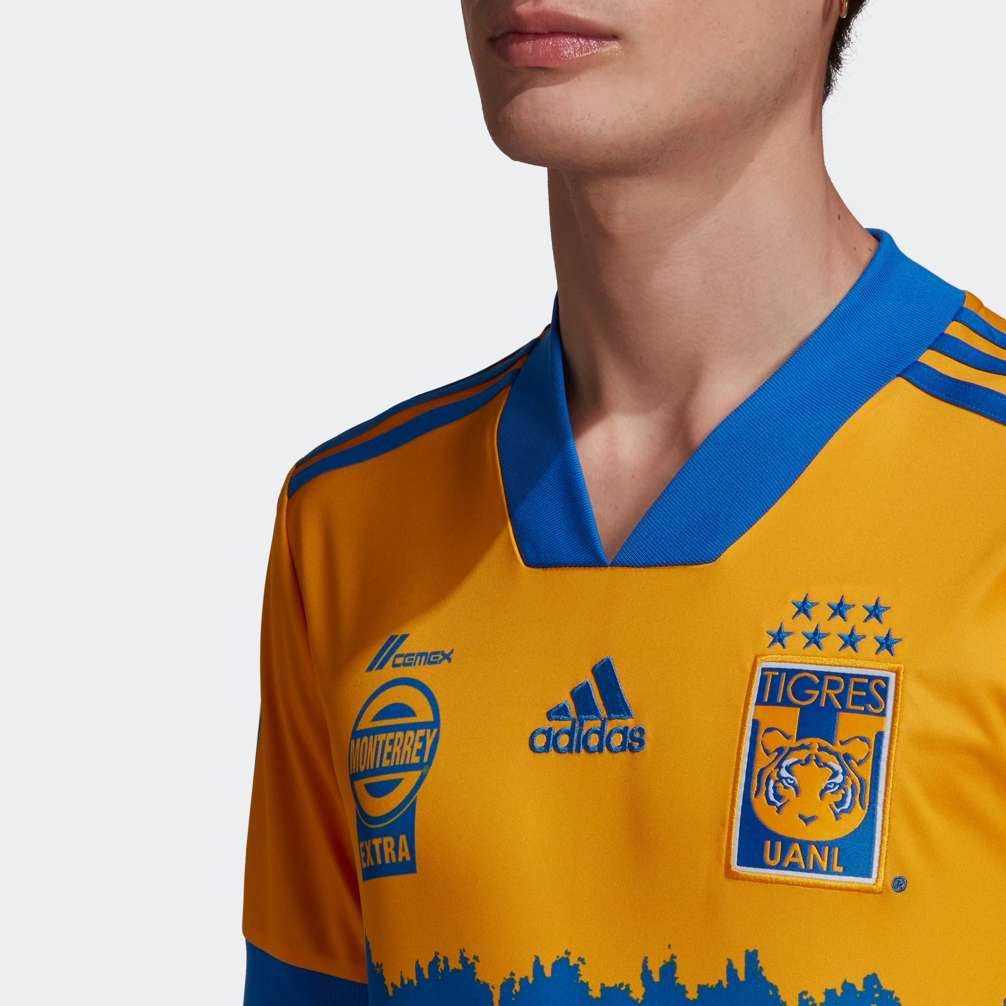 Tigres UANL 20/21 Home Jersey - Collegiate Gold/Blue - FR2305-ADIDAS by Adidas | Available at Niky's Sports