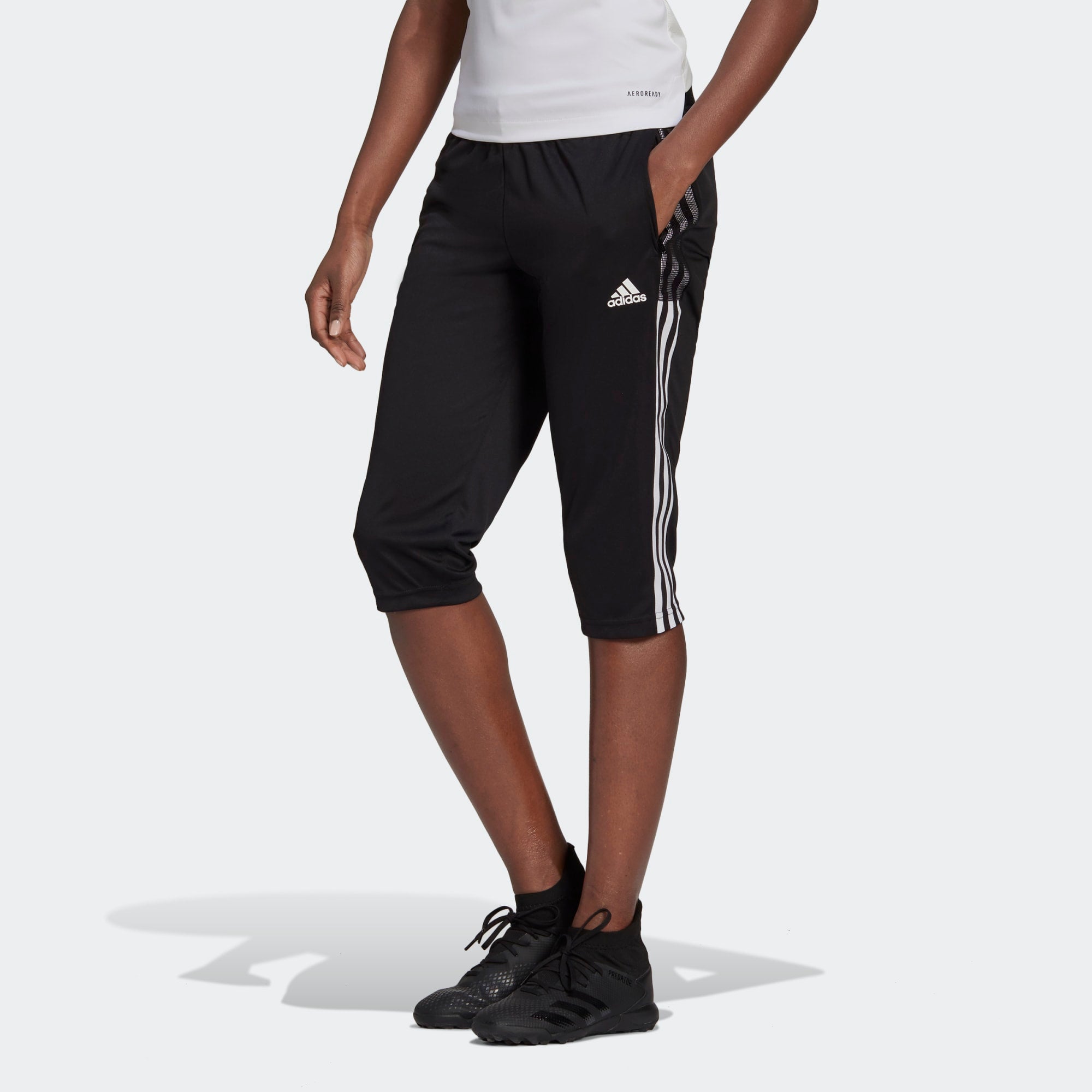 Shop Solid 3/4 Jogger Pants with Elasticated Waistband Online | Max UAE