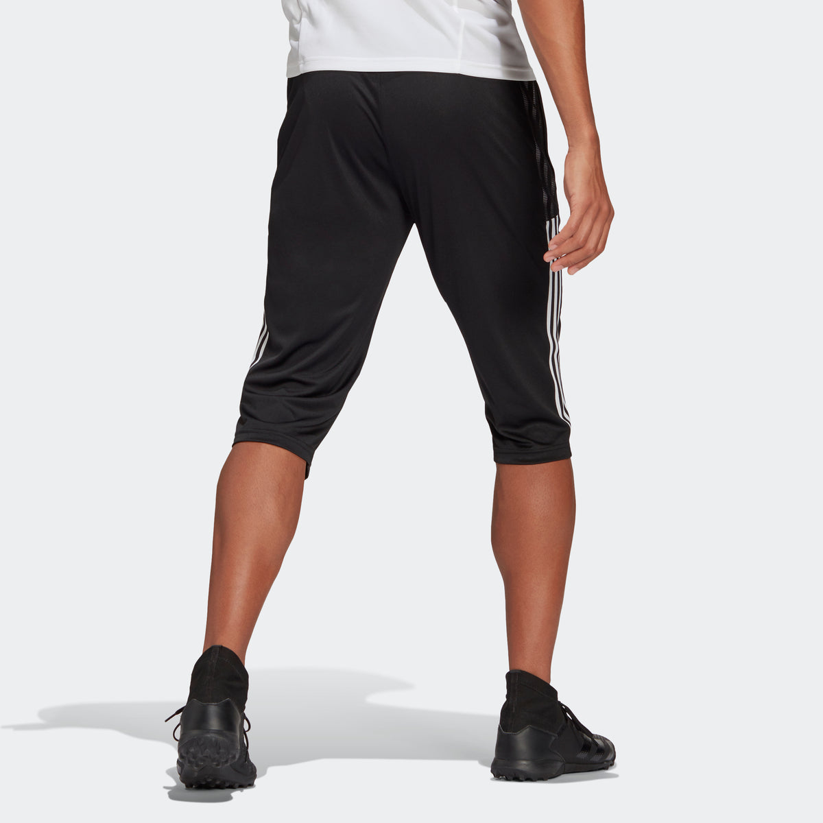 Tiro 21 3/4 Pants - Black - GM7375-ADIDAS by Adidas | Available at Niky's Sports