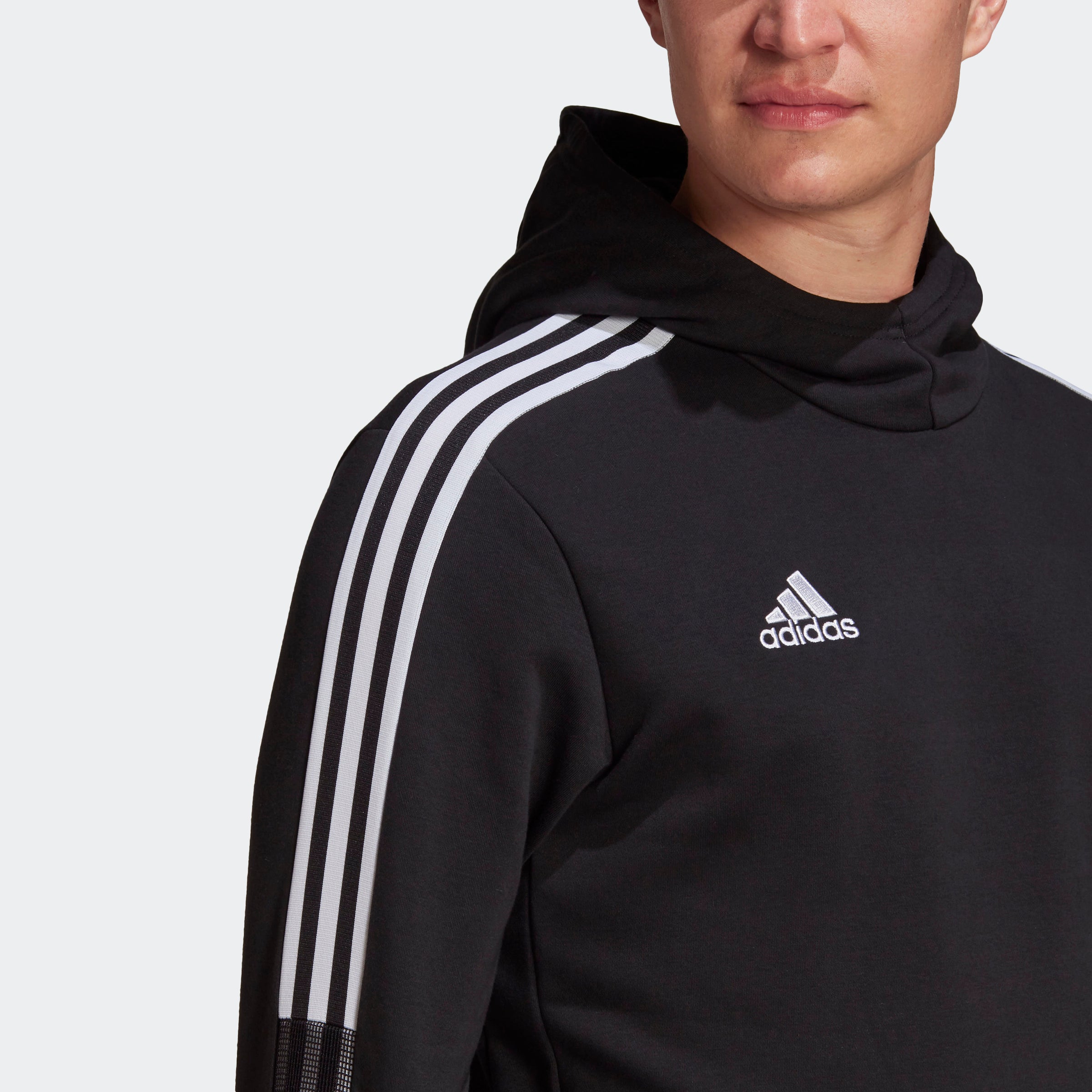 Tiro 21 Sweat Hoodie - Black - GM7341-ADIDAS by Adidas | Available at Niky's Sports