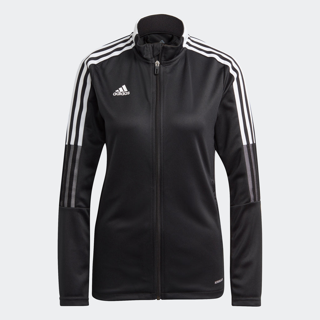 adidas Tiro 21 Women's Track Jacket - Black - GM7307-ADIDAS by Adidas | Available at Niky's Sports