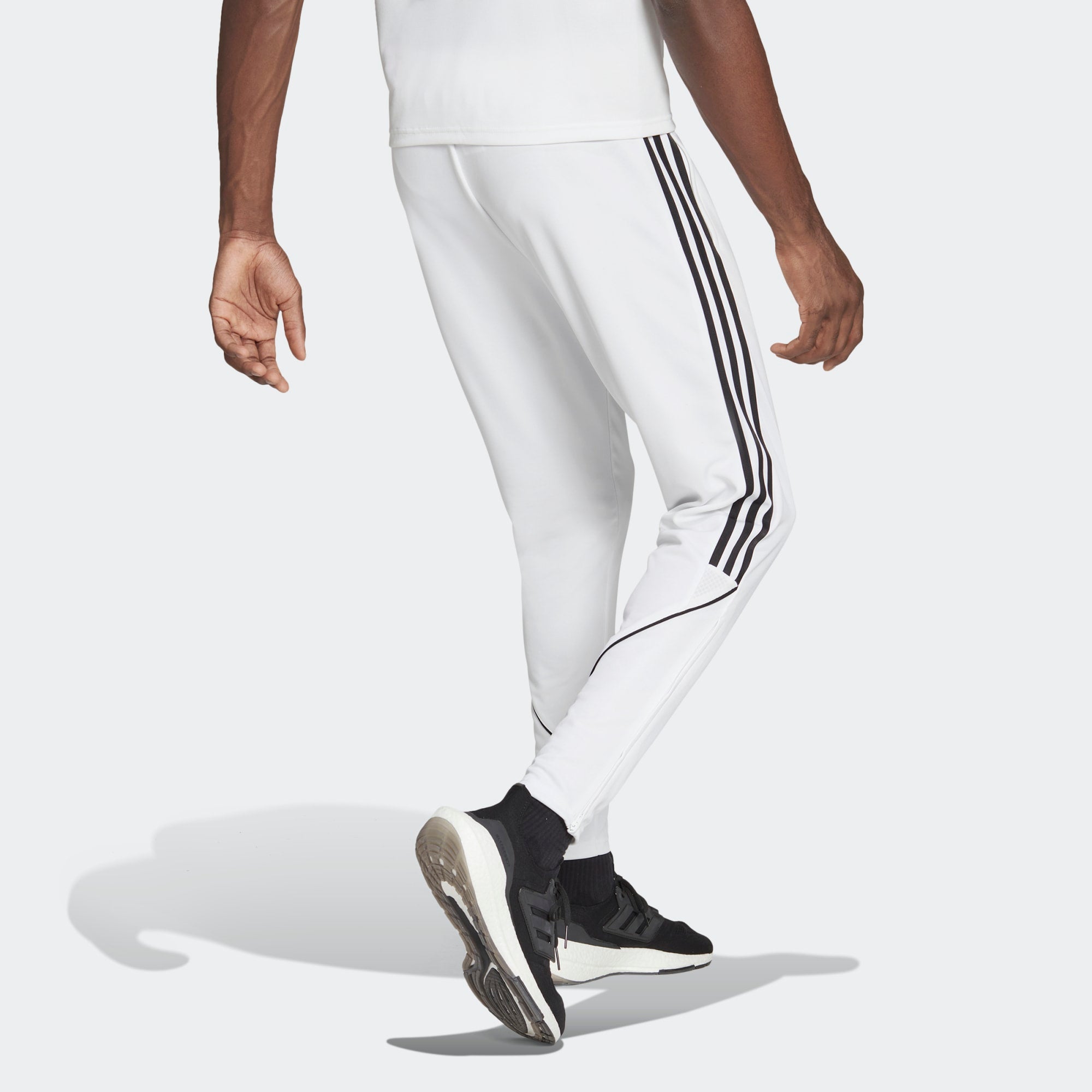 White adidas joggers mens sales